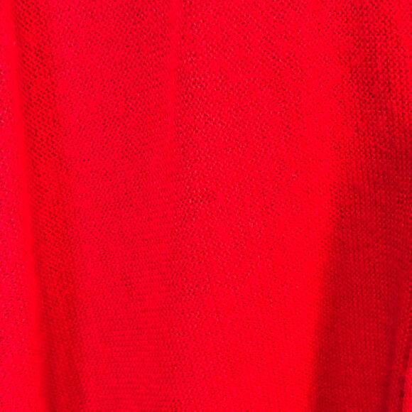 Vintage Men's Shop JC Penney Red Sweater Cardigan Button Long Sleeve LG Tall - Picture 8 of 8